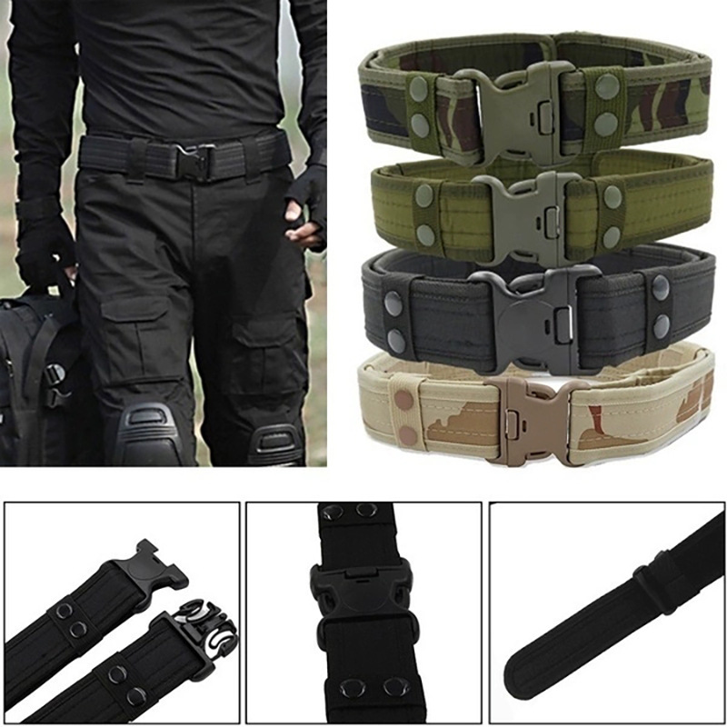 Battle Rope Heavy - 1 個の装備ノックオフベルトメンズヘビーデューティ米軍兵士戦闘戦術ベルト頑丈なナイロンウエストストラップ 5 センチ幅