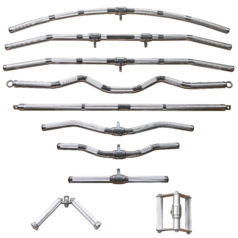 Lat Pulldown Cable - ホロートライセッププレス・ラットプルダウンバーケーブルマシンアタッチメント、背中と腕の筋肉増強用カール＆トライセッププレスダウンバー