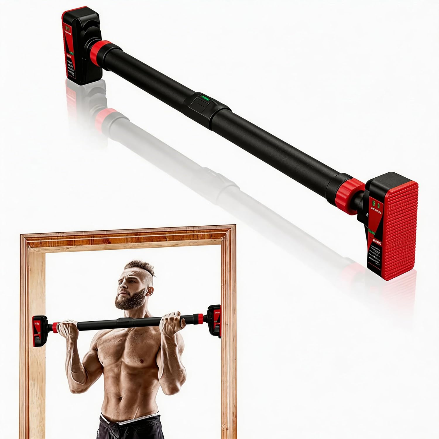 ドア枠に取り付け可能な懸垂バー。安全ロック付きで、自宅での上 - Home Gym Routine のレビューと価格