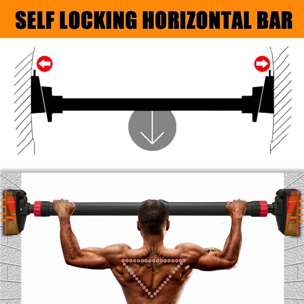 ドア枠に取り付け可能な懸垂バー。安全ロック付きで、自宅での上 - Home Gym Routine のレビューと価格