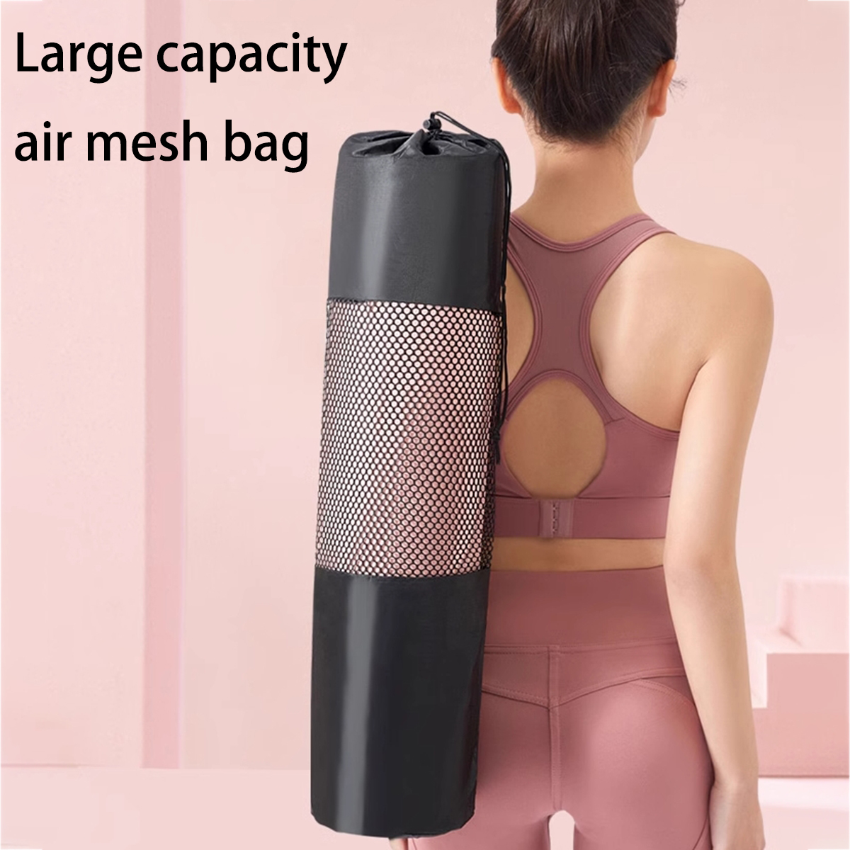 通気性のあるヨガマット収納メッシュバッグ - 耐久性のあるオ - Home Gym Yoga のレビューと価格