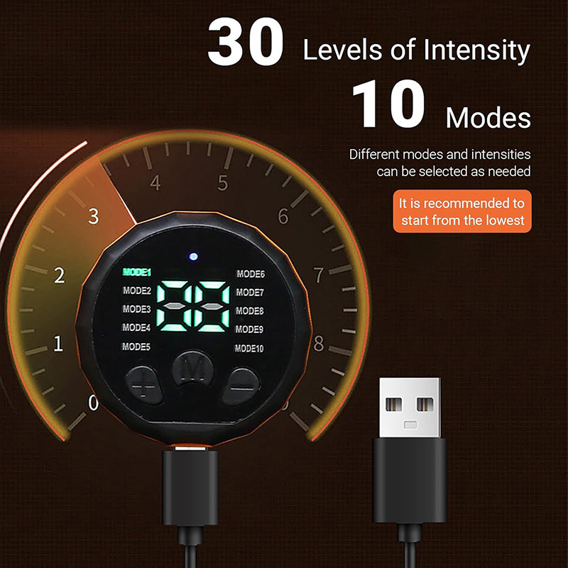 腹筋トレーニングベルト、スマート筋肉トレーナー、USB充電式 - Home Gym Routine のレビューと価格