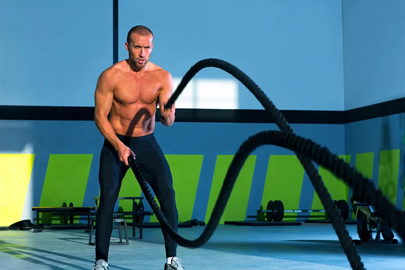 9Mフィットネス、高強度、波状構造のバトルロープ。自宅でのト - Battle Rope Heavy のレビューと価格