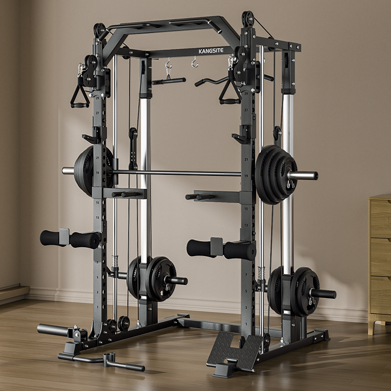 プロ仕様のオールインワン・スミスマシン。多機能トレーニングマ - All In One Gym Home Equipment のレビューと価格